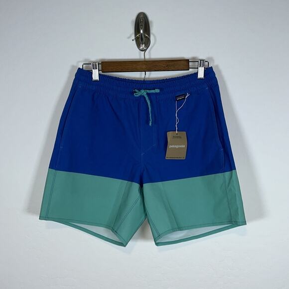 Patagonia NWT Hydropeak Shorts - Men's Color:  Santa Cruz Block/Bayo Size S - Picture 7 of 10
